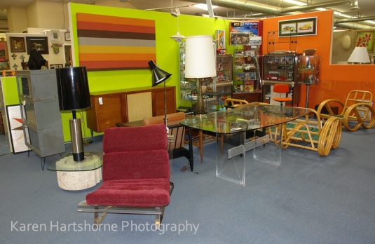 Booth 51 Mid Century Modern Furniture at Copper Country Antiques in Tucson, AZ